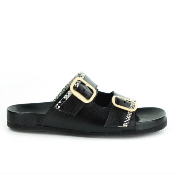 Designer Italian luxury footbed sandals, Handmade NWT new SS25 - Picture 2 of 2